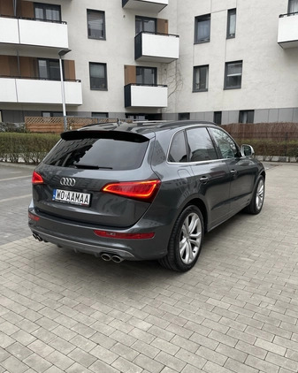 Audi SQ5 cena 118000 przebieg: 154500, rok produkcji 2015 z Warszawa małe 92